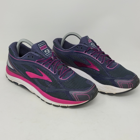 Brooks Womens Dyad 9 Running Shoes Purple Pink Size 9.5 1202231B442 Athletic - Picture 3 of 10